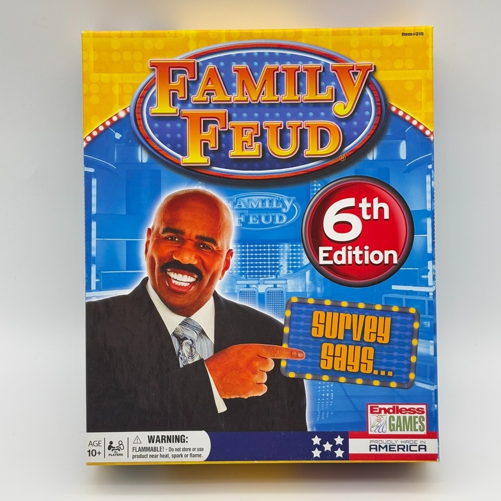 Family Feud 6th Edition COMPLETE Spin Master 2016 Party TV Show